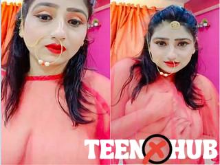 Bride records her nude video indian sex