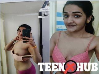 Cute Indian Lady figer out her body tamil Sex video