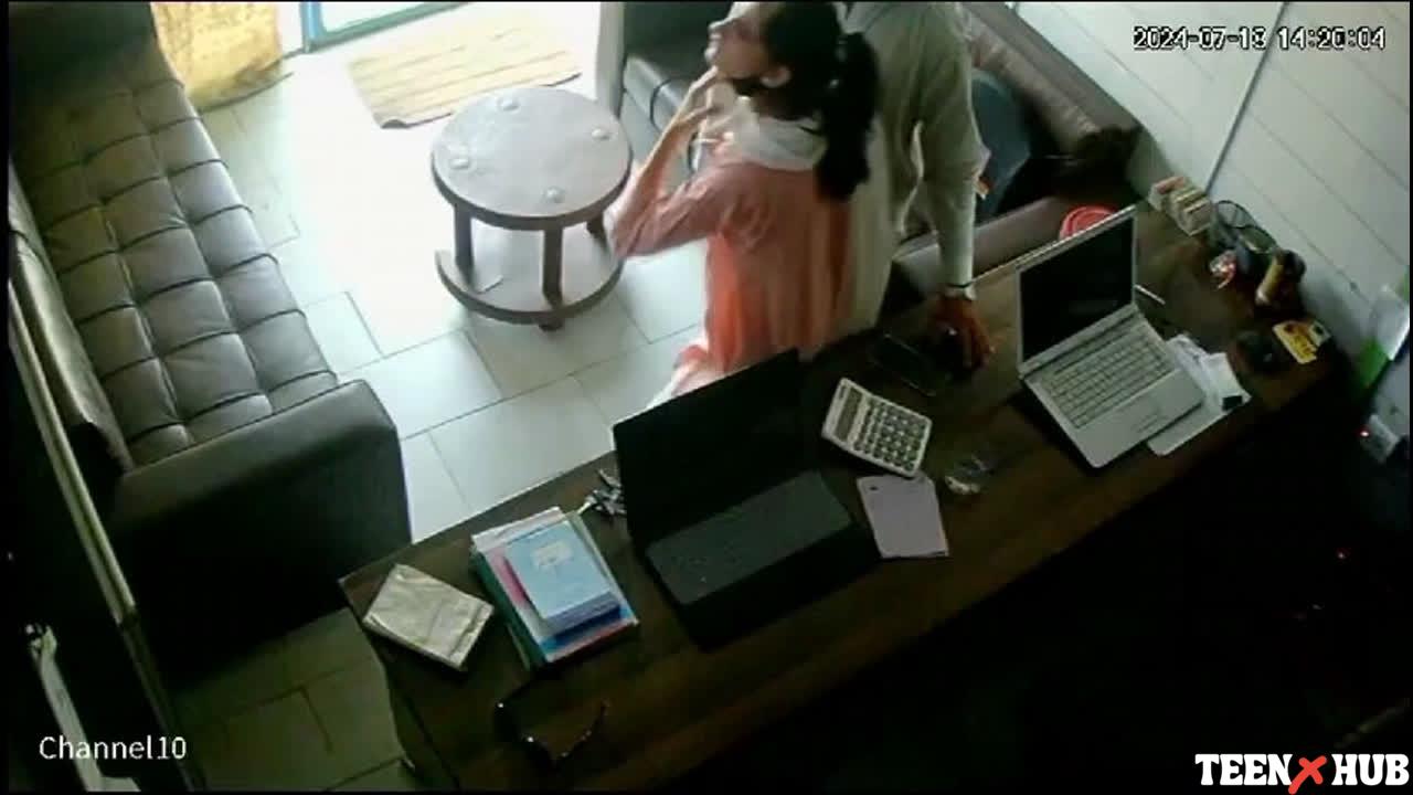 Fucking in office, recorded in cctv