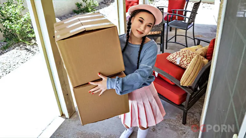 Petite Neighbor Makes It Fit