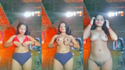 Dehati Teen Girl Showing Virgin Boobs And Pussy