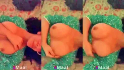 Hindi Cute GF Showing Tits