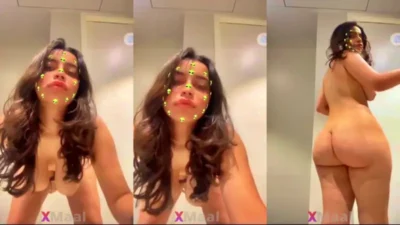 Horny Gir नग्न बाथरूम MMS