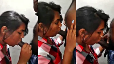 Naughty Office Girl Gives Blowjob To Her Colleague