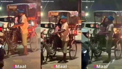 Viral Cute Girl And Riksawala Outdoor Romance
