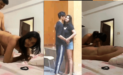 Engeneering College Couple Kissing Boobs Pressing in College Campus in Front of Everyone then Hardcore Fully Nude Fucking in Hotel