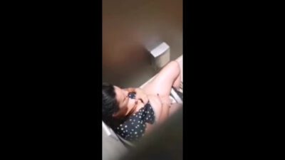 High school teacher masturbating in the bathroom