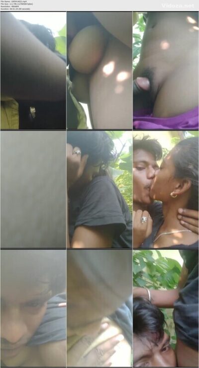 Young Lovers Outdoor Fucking