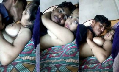 Lucky Chapri Boy Kissing Cute Girl Lips and Boobs XXX Video