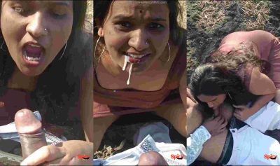 Marathi Bhabhi Blowjob and Cum in Mouth XXX Video