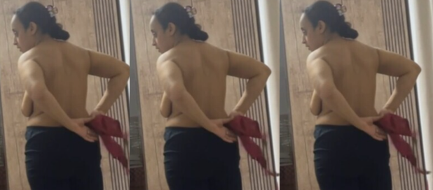 Mom Changing Clothes Her Son Recording